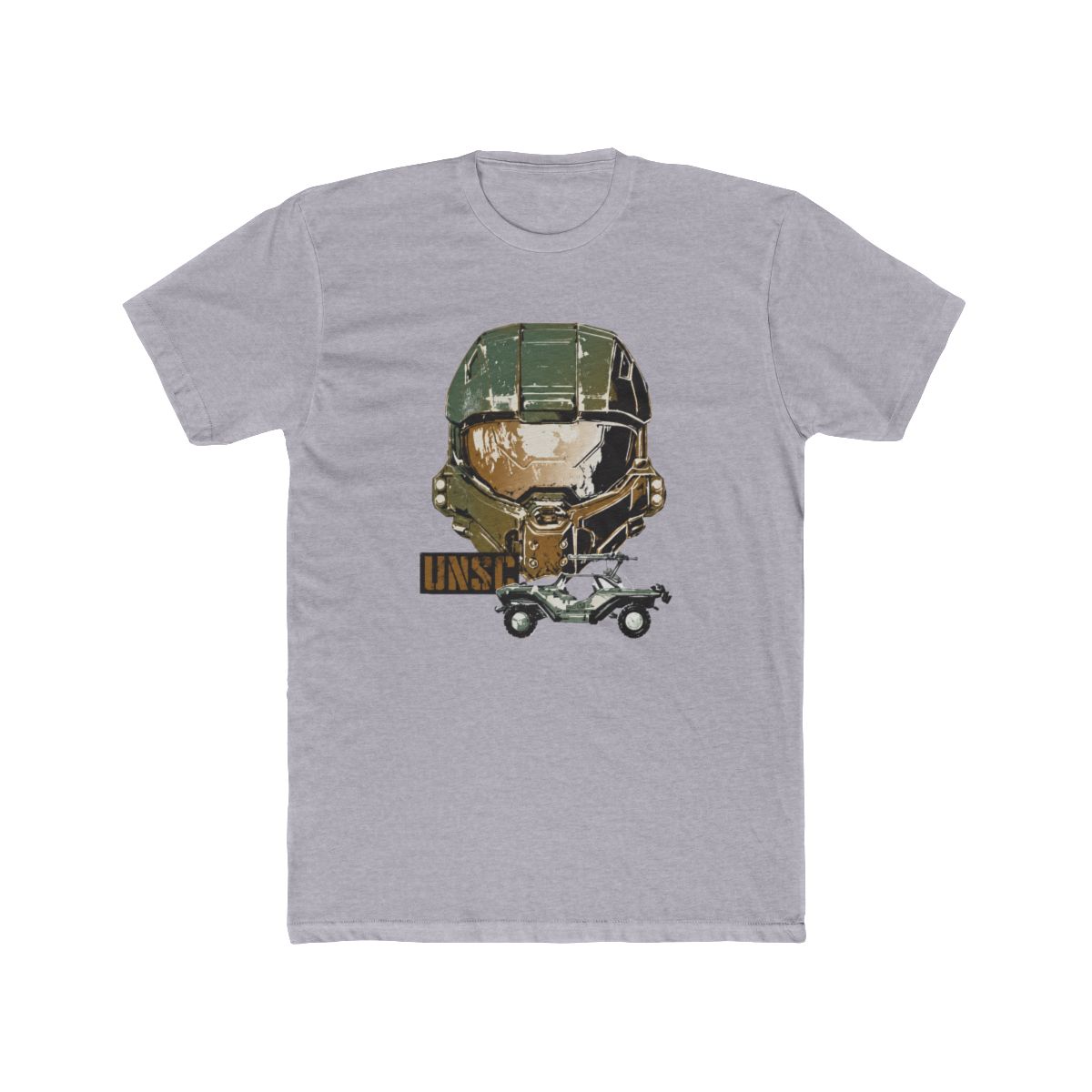 Bioworld Halo Master Chief and Warthog Tofu T Shirt-XL White - alternate angle 5, merchandise