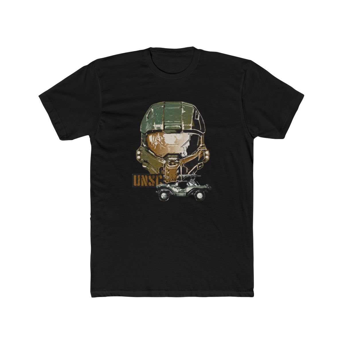 Bioworld Halo Master Chief and Warthog Tofu T Shirt-XL White - Halo Gear official T-Shirts merch